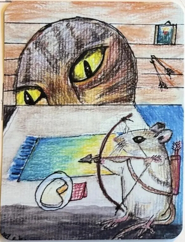 STIMULI Kunstkarte 7 – Werk von Esty Bisig