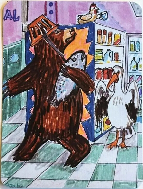 STIMULI Kunstkarte 8 – Werk von Esty Bisig
