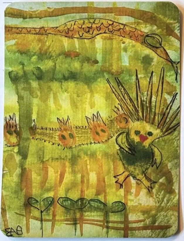 STIMULI Kunstkarte 31 – Werk von Eva Bachmann