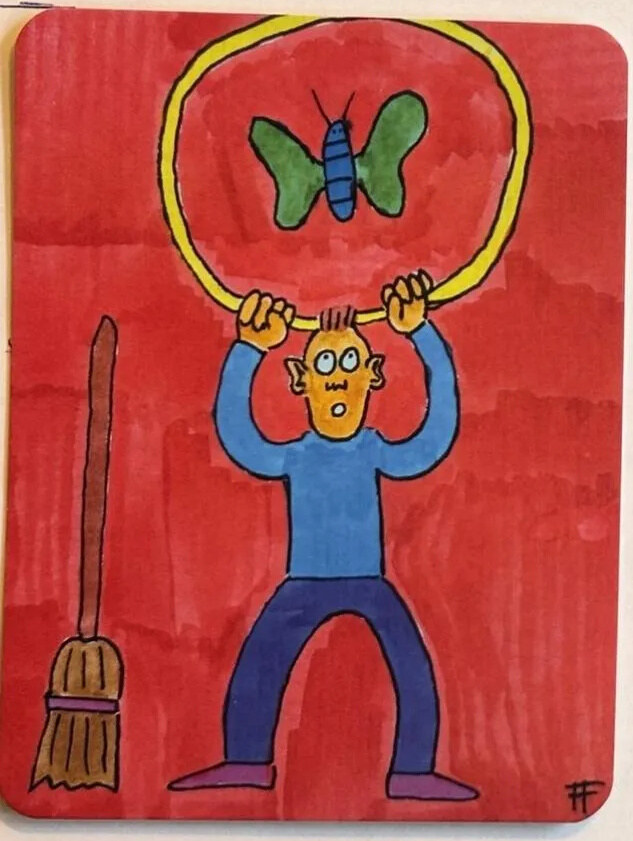 STIMULI Kunstkarte 64 – Werk von Federico Felicetta (FF)