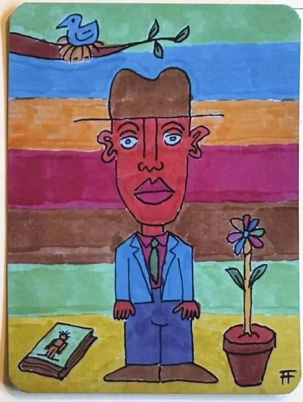 STIMULI Kunstkarte 66 – Werk von Federico Felicetta (FF)